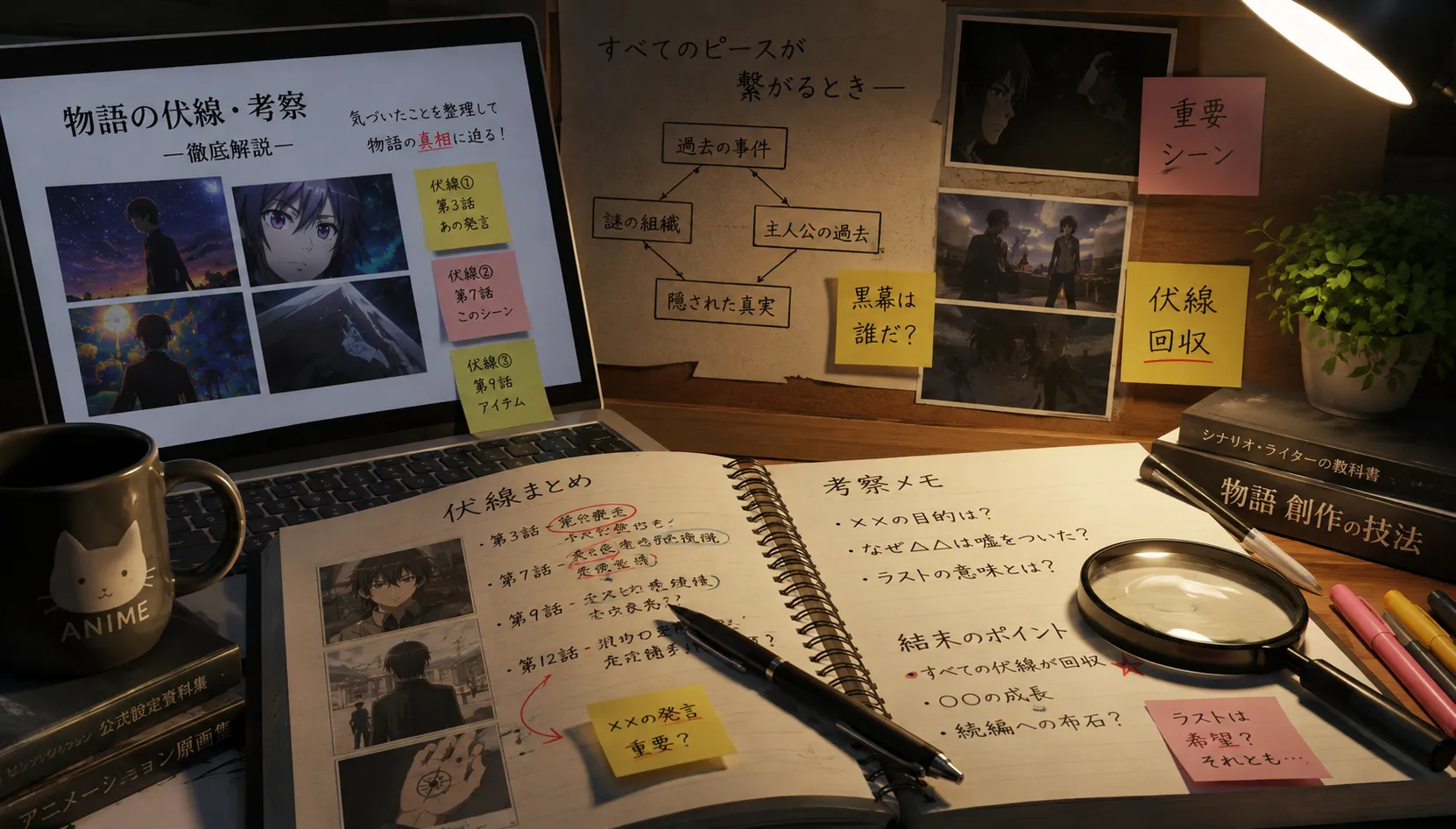 アニメの伏線や結末を深掘りする考察と感想